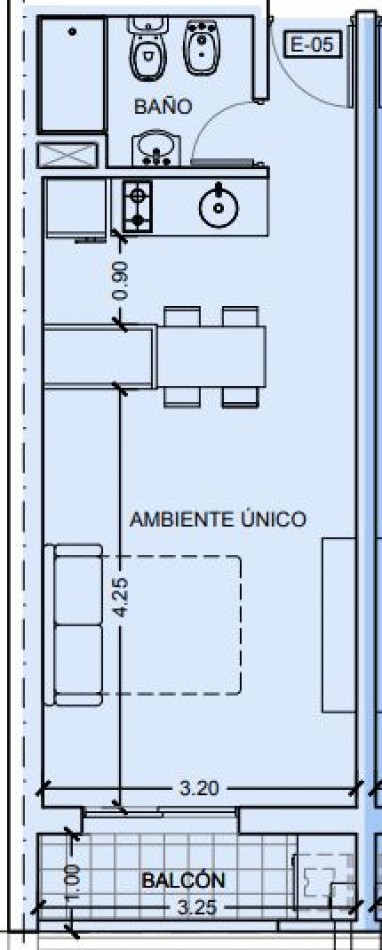 MONOAMBIENTE A ESTRENAR. CON AMENITIES. ZONA FACULTADES. A MTS. PARQUE IND. Y AV. PELLEGRINI